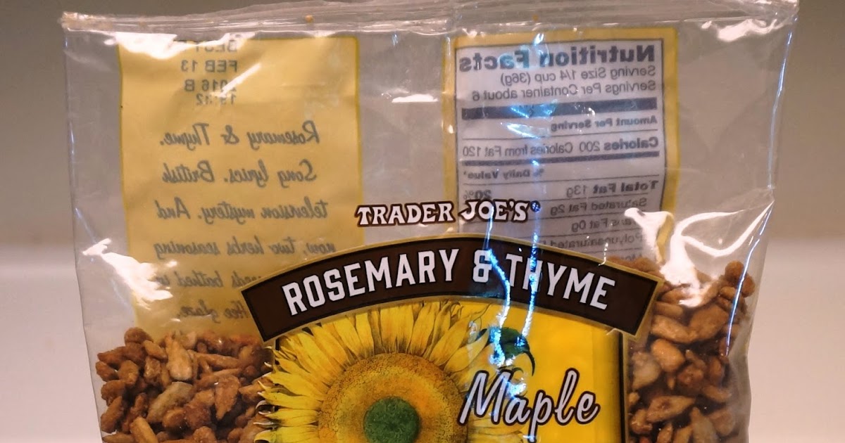 Exploring Trader Joe's Trader Joe's Rosemary & Thyme Maple Toffee