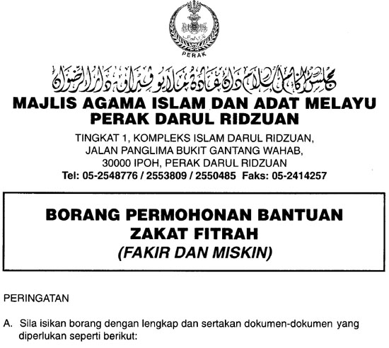 Muat Turun Borang Zakat Kedah Turun Muat S