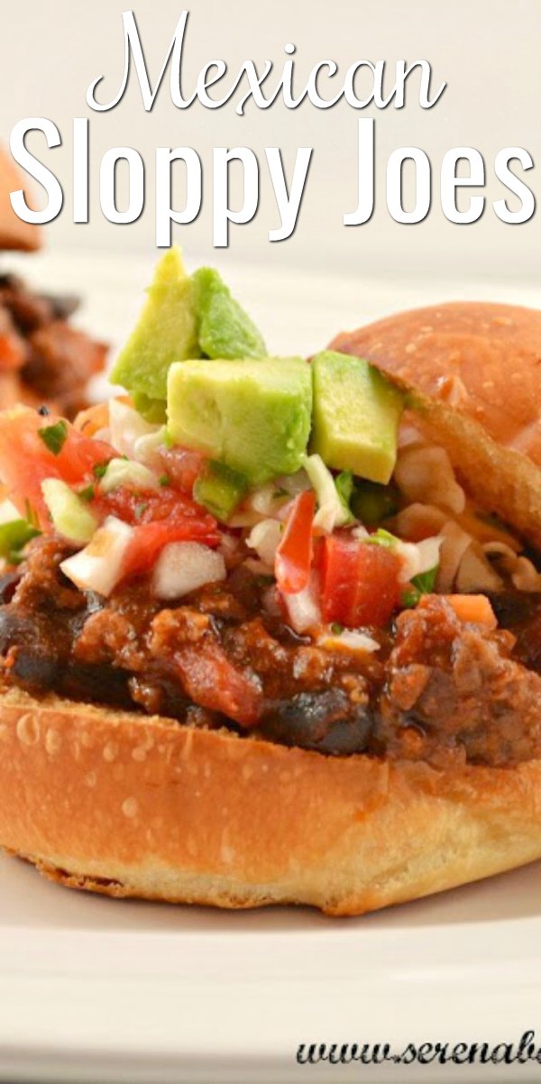 Mexican Sloppy Joes recipe is an easy to make dinner recipe in under 30 minutes from Serena Bakes Simply From Scratch.