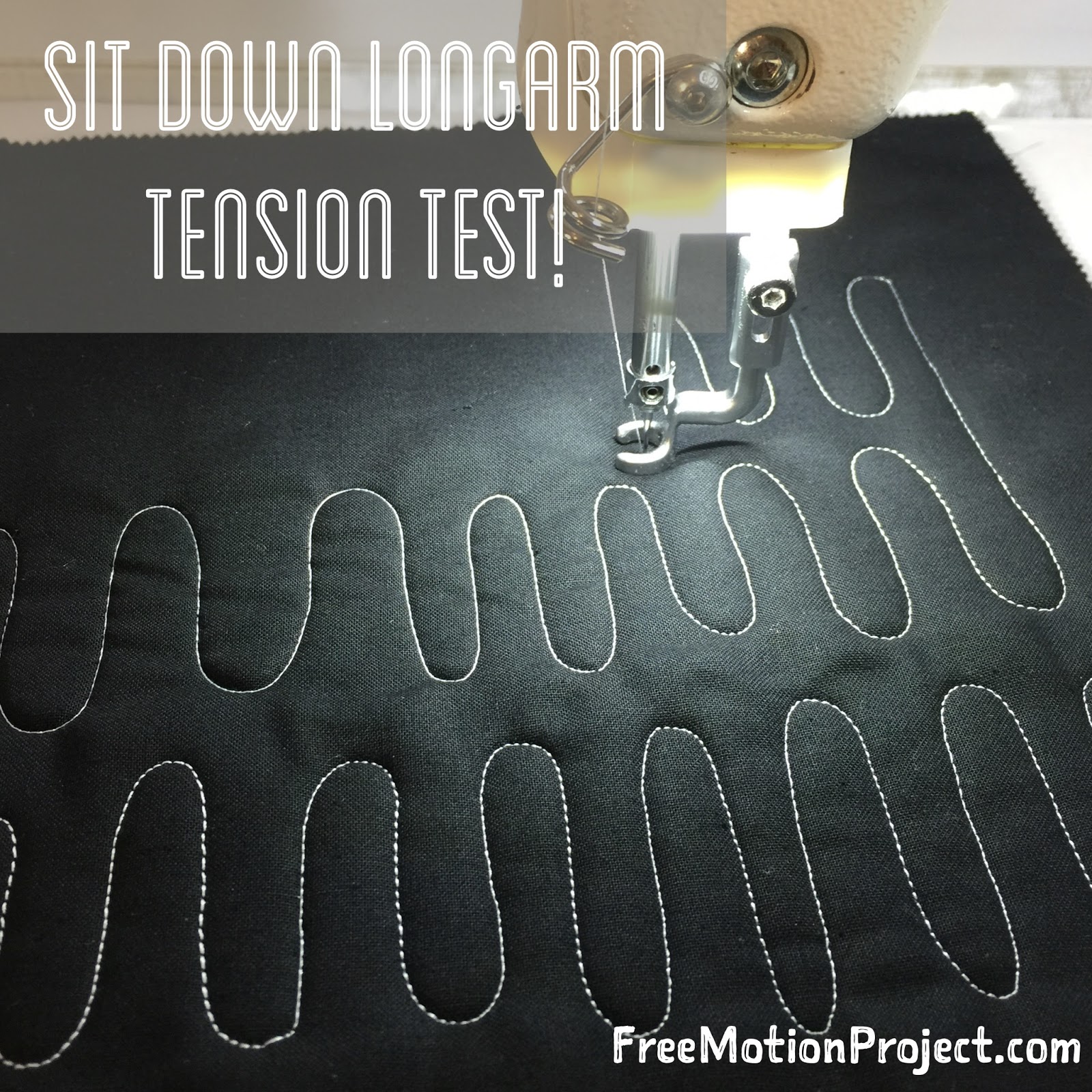 The Free Motion Quilting Project Quilting Tension Test! Sit Down