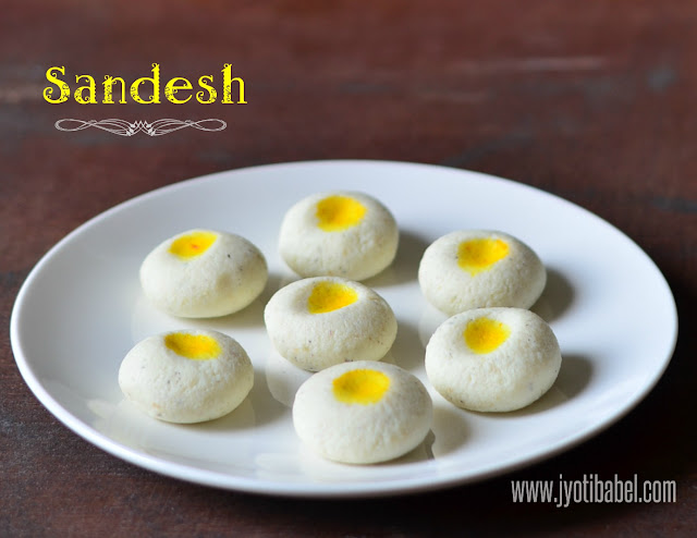 Sandesh / Sondesh is a traditional Bengali sweet. Sandesh Recipe | How to Make Sandesh