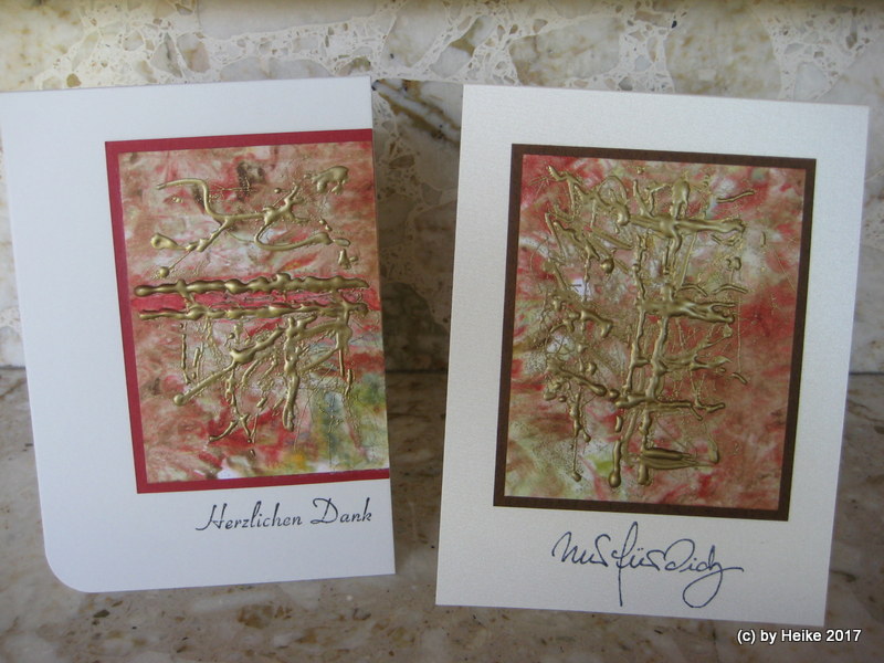 heike`s blog hot glue embossing