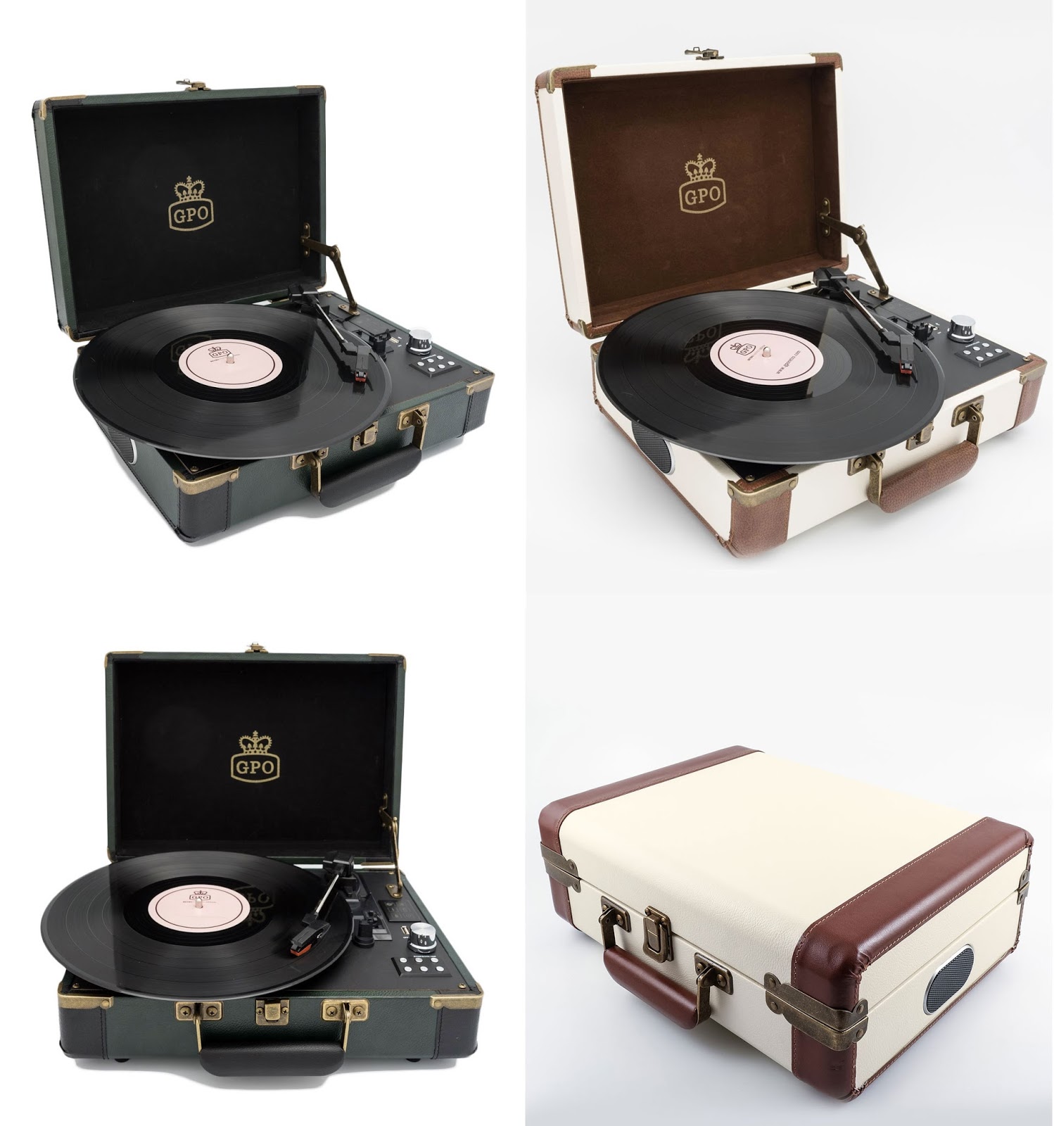 New GPO Retro Ambassador Bluetooth Portable Record Player now in stock