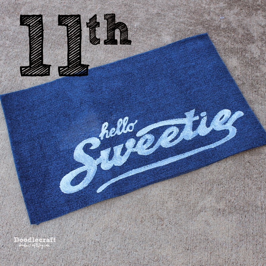 Matt Smith Hello Sweetie Welcome Mat 11th Day Of Doctor Who