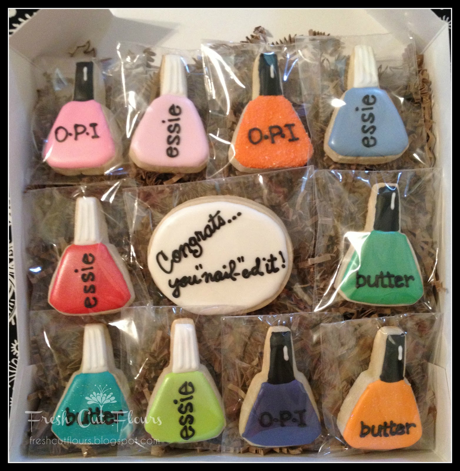 Fresh Cut Flours: How about some cookies...