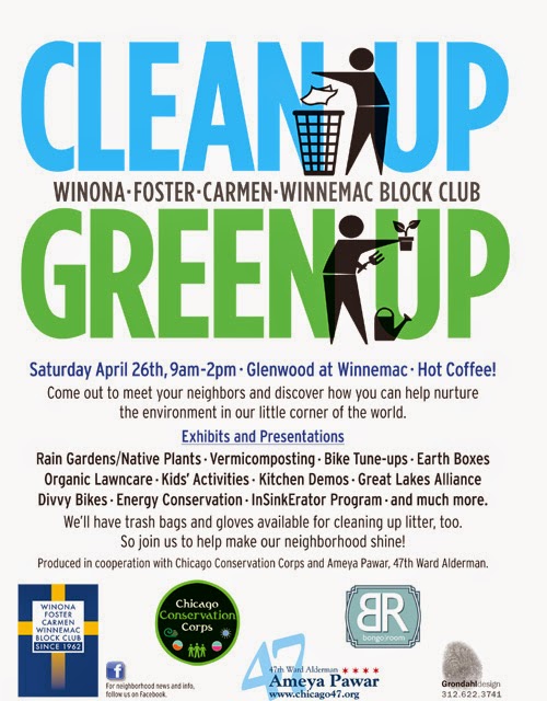 Uptown Update WFCW Block Club CleanUp GreenUp Celebration