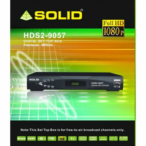 SOLID Launched Full HD Set-Top Box HDS2-9057 for DD Freedish DTH