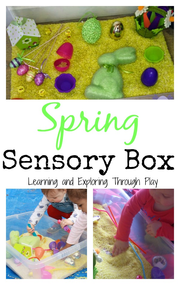 Learning and Exploring Through Play: Christmas Sensory Box