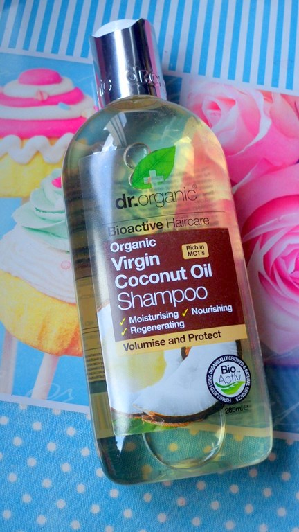 Dr Organic Organiczny Szampon do Włosów Olej Kokosowy Virgin