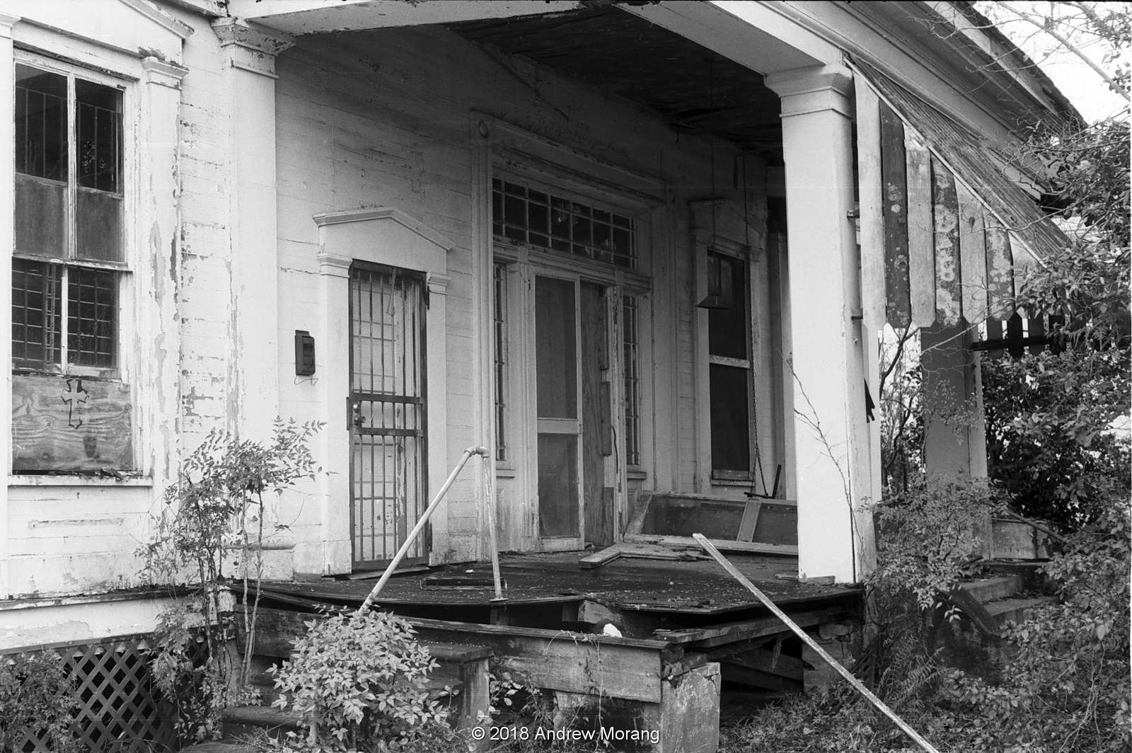 Urban Decay Further Decay and Loss Port Gibson, Mississippi (B&W film)