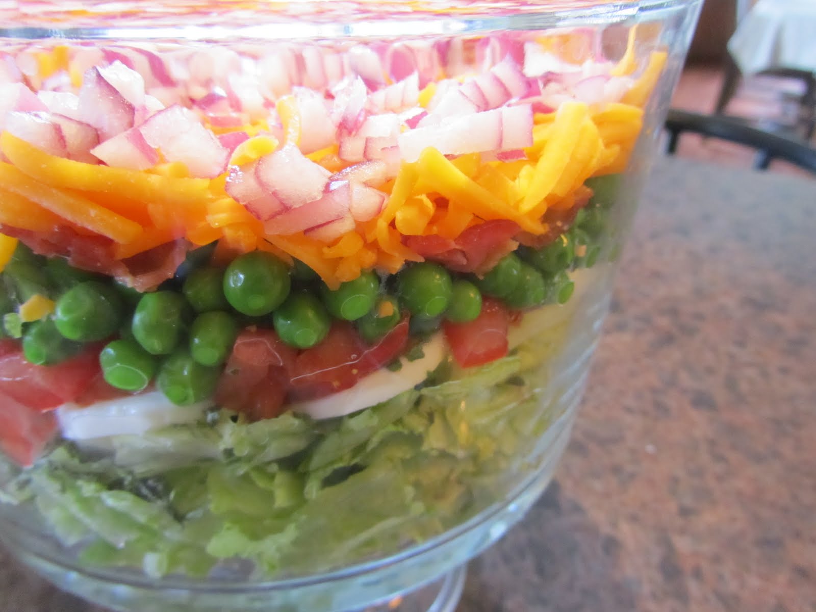 Pursuing Heart Layered Lettuce Salad