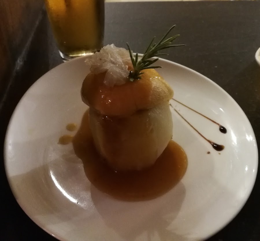 Patata rellena de ternasco