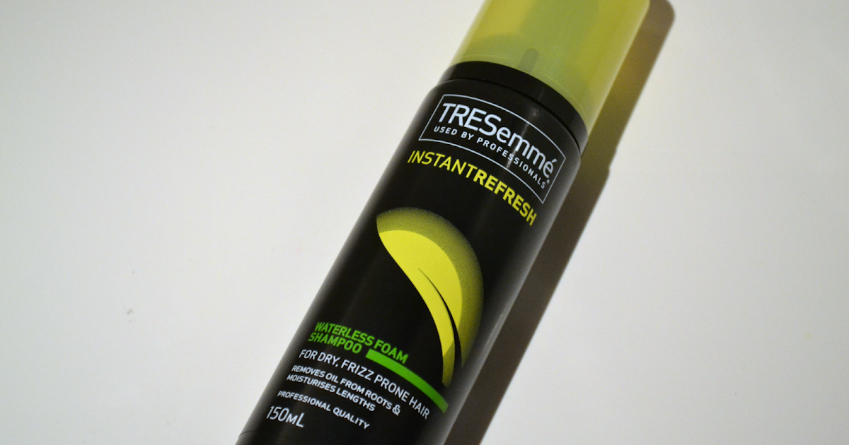 TRESemmé Waterless foam dry shampoo review Girl Up North