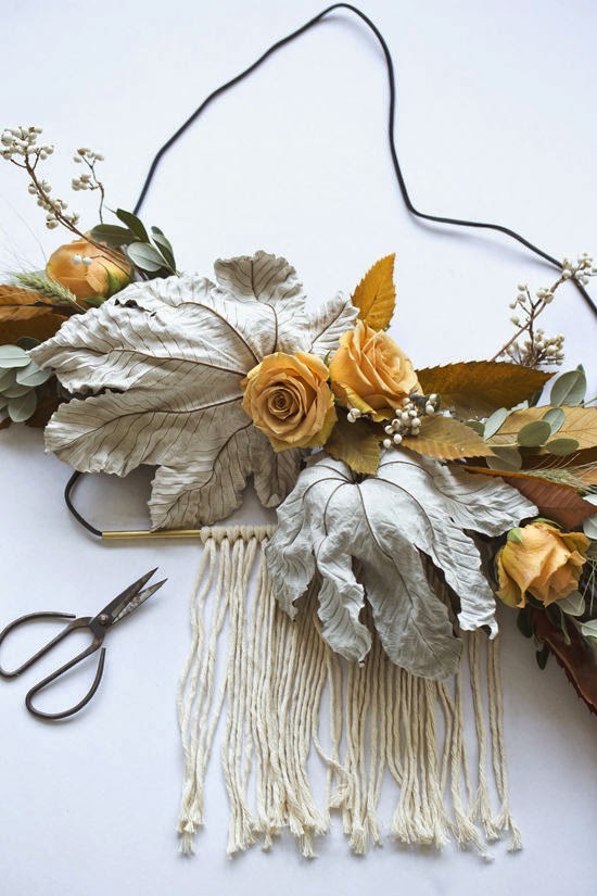 Decoración floral otoño