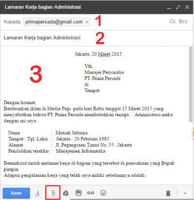 Cara Mudah Membuat Surat Lamaran Kerja Lewat Email 2017 | Contoh Mudah