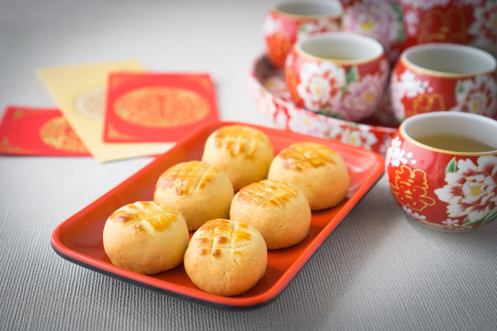 Melt in your mouth pineapple biscuits in happenstance