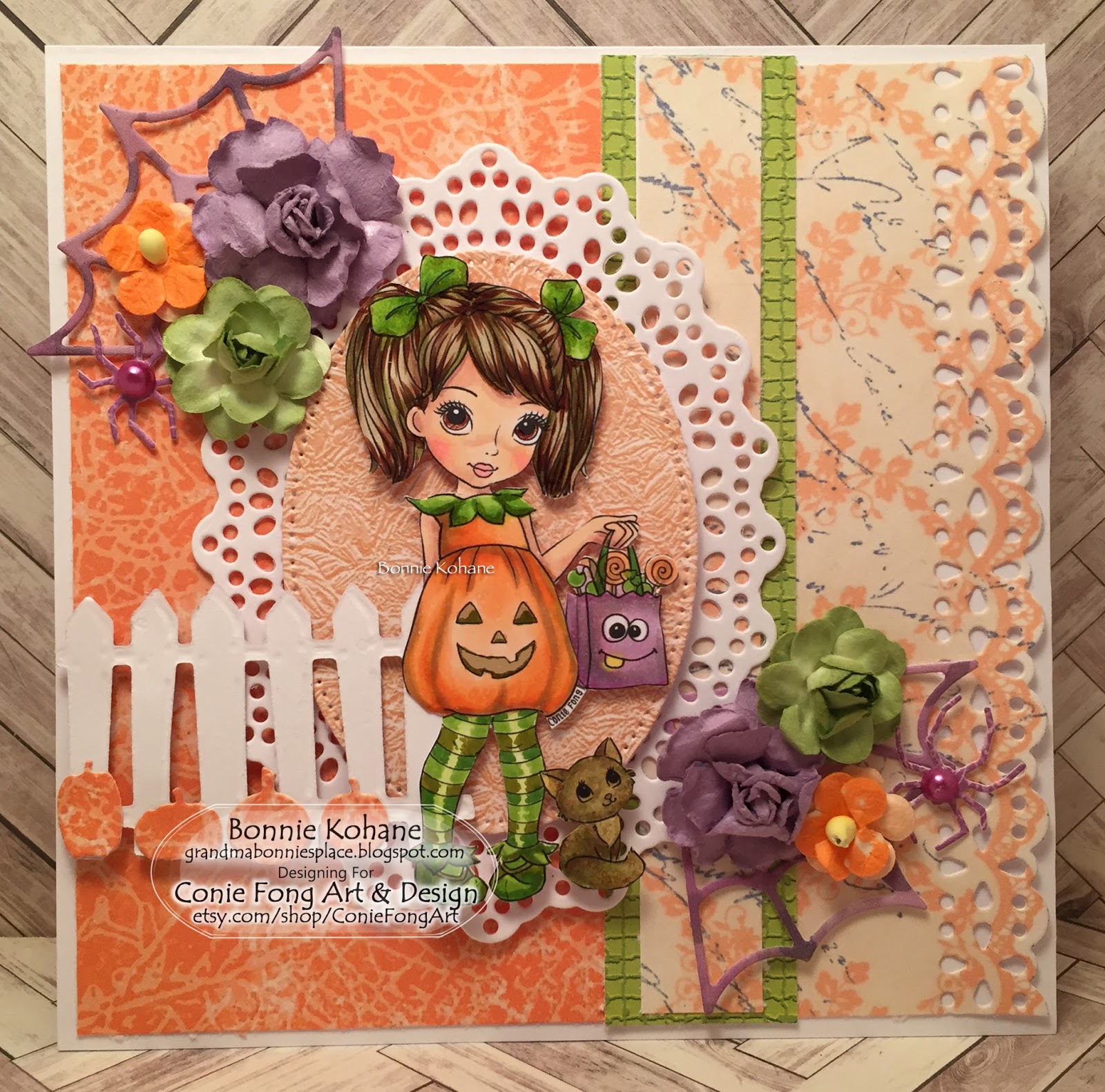 Grandma Bonnie's Place: Conie Fong Art and Design NEW release - Penelope Pumpkin!