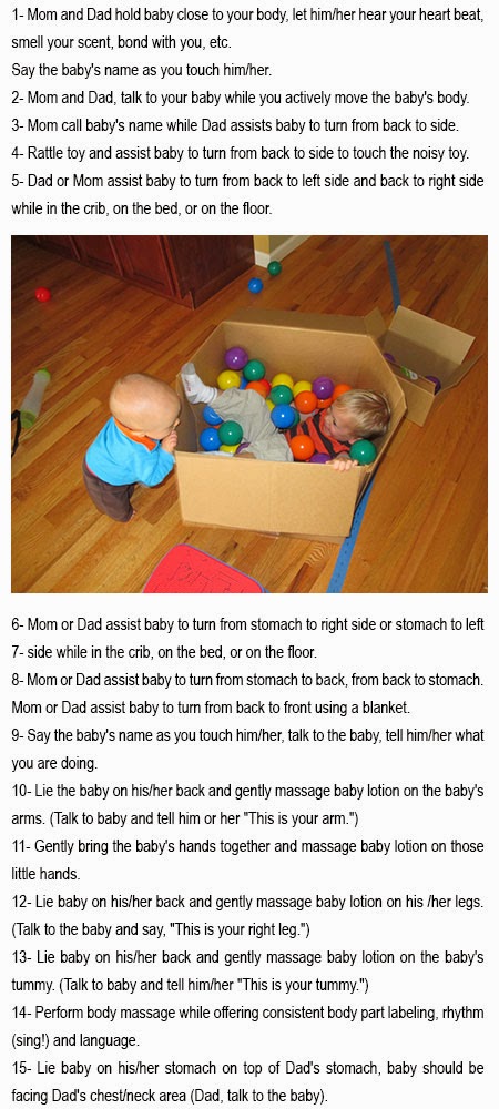 Activities for infants and toddlers