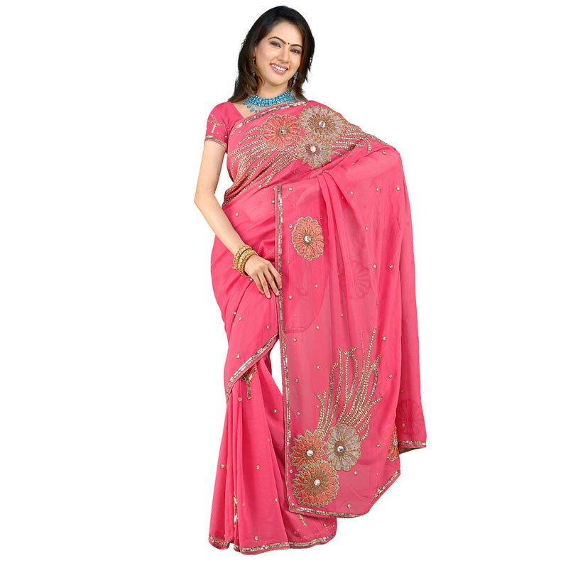  Busana  Khas India  Model Baju  Sari  India 