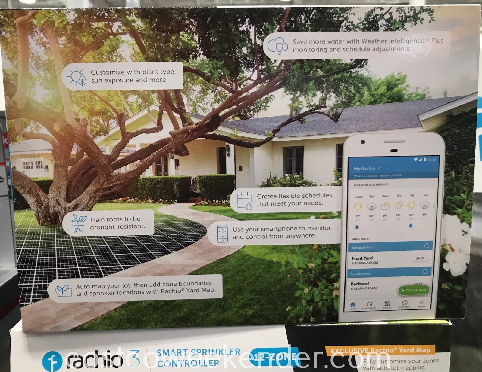 Rachio 3 Smart Sprinkler Controller Costco Weekender