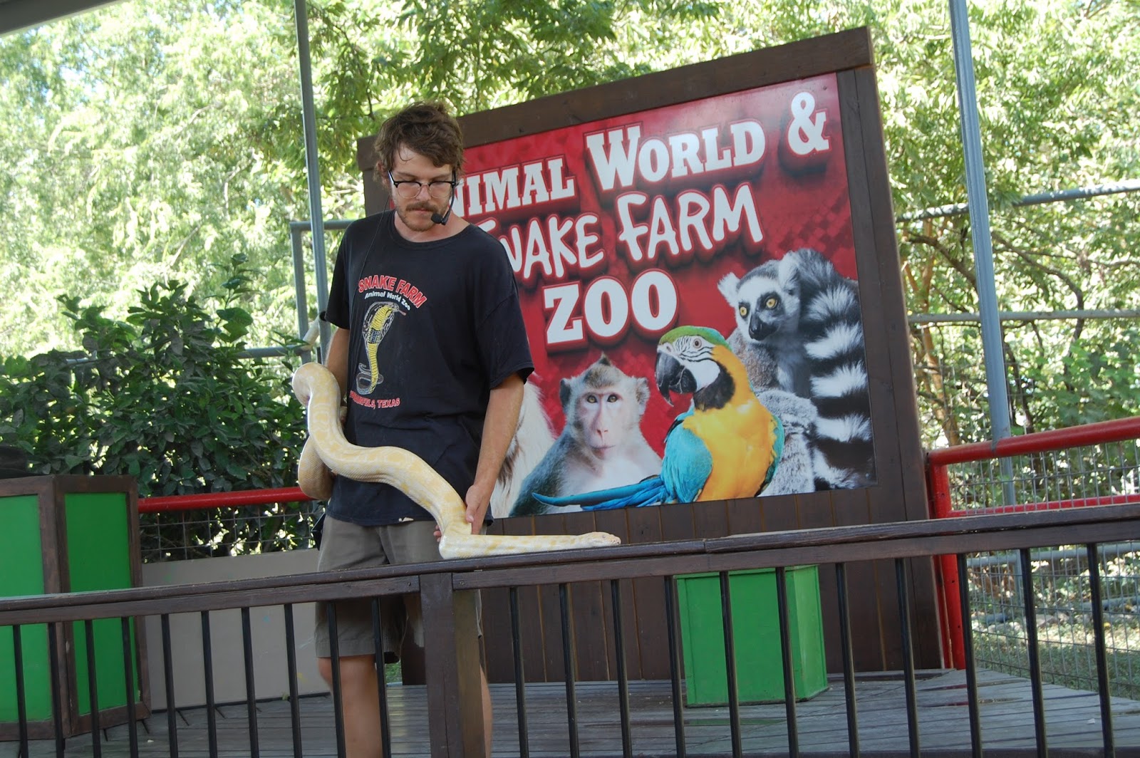 Airing My Laundry, One Post At A Time...: Check Out the Animal World and Snake  Farm Zoo