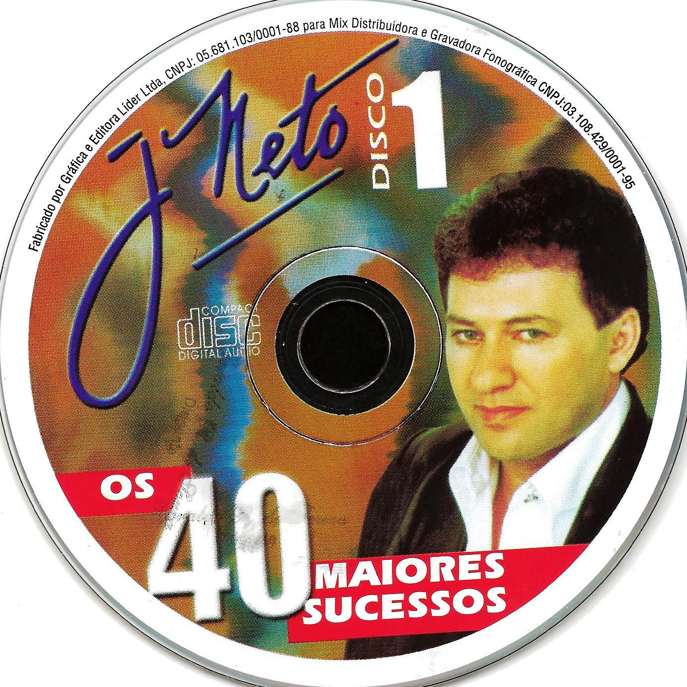 BAIXAR PARA OUVIR CD J. Neto 40 Maiores Sucessos Disco 1 e 2