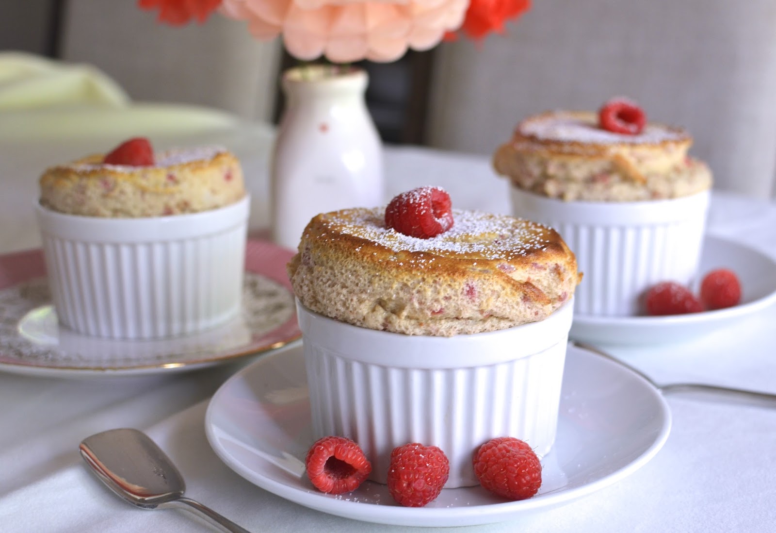 Playing with Flour Raspberry soufflé
