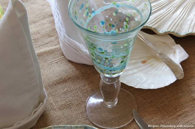 Fish Bubble stemware-Bargain Decorating with Laurie