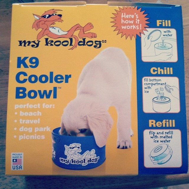 My Kool Dog K9 Cooler Bowl water bowl