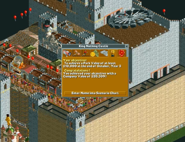 (스압주의) 롤러코스터 타이쿤 장인 - 킹무성