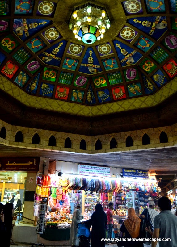 stained glass patterns in Mutrah Souq Oman