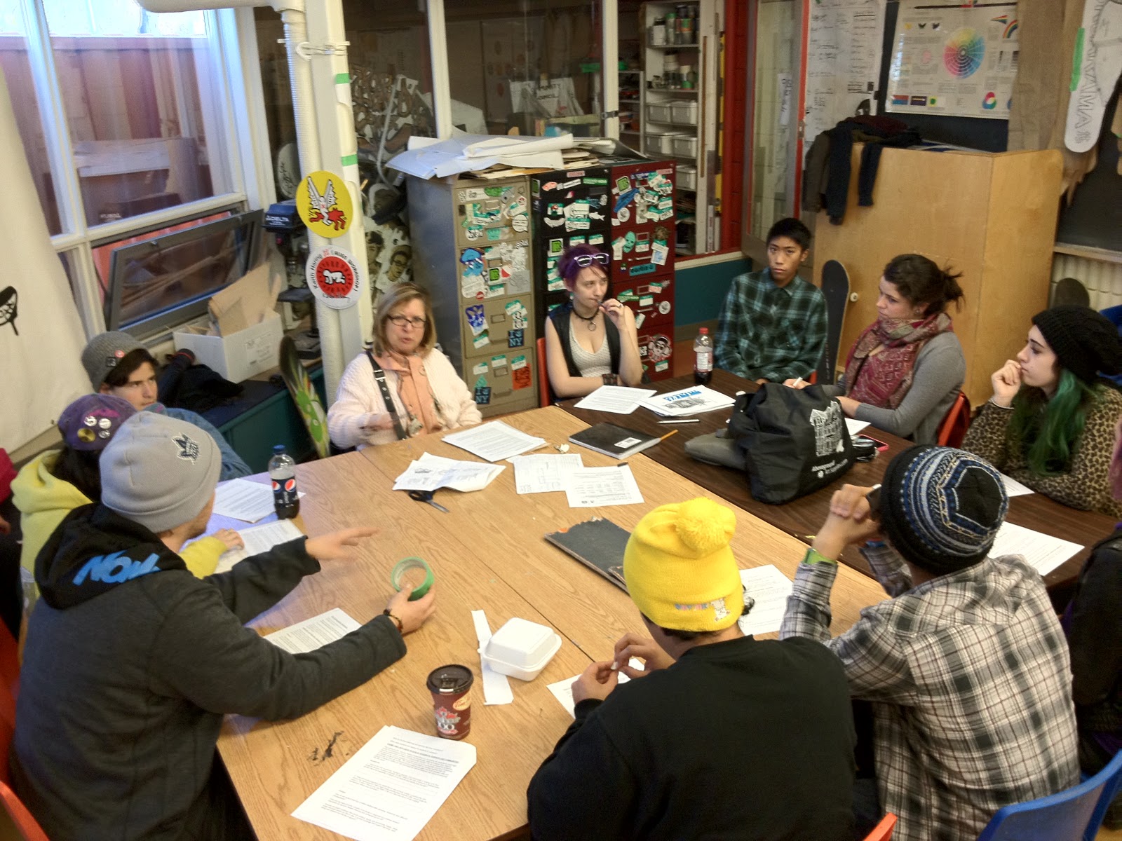 OASIS SKATEBOARD FACTORY A visit from OSF's Principal Gabi