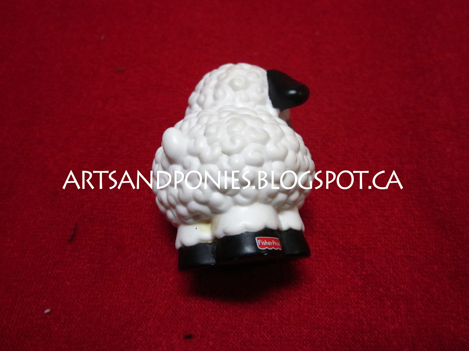 small plastic sheep toys