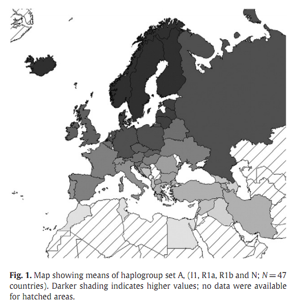 Abbey Haplogroup I1 in Europe