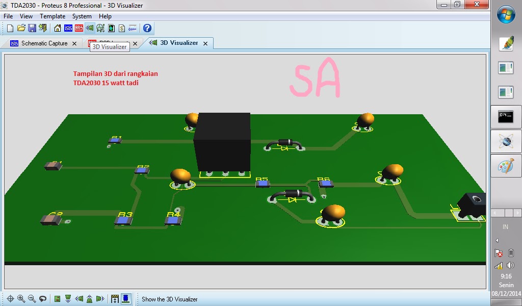 TEKNIK ELEKTRONIKA INDUSTRI: PROTEUS 8 UNTUK MENDESAIN KOMPONEN PCB