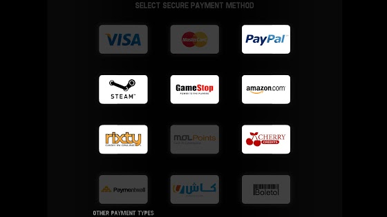 Accepted Payment Methods by WTFast