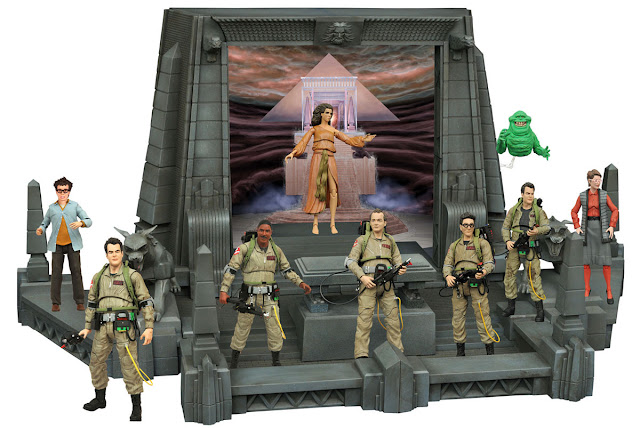 Diamond Select Ghostbusters Action Figures Build a Rooftop