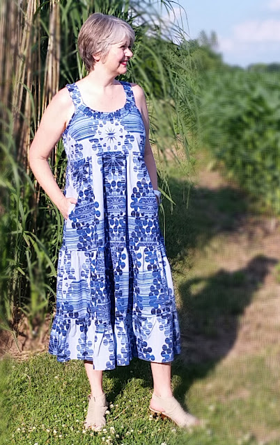 Summer Blue and White Wardrobe Sewing