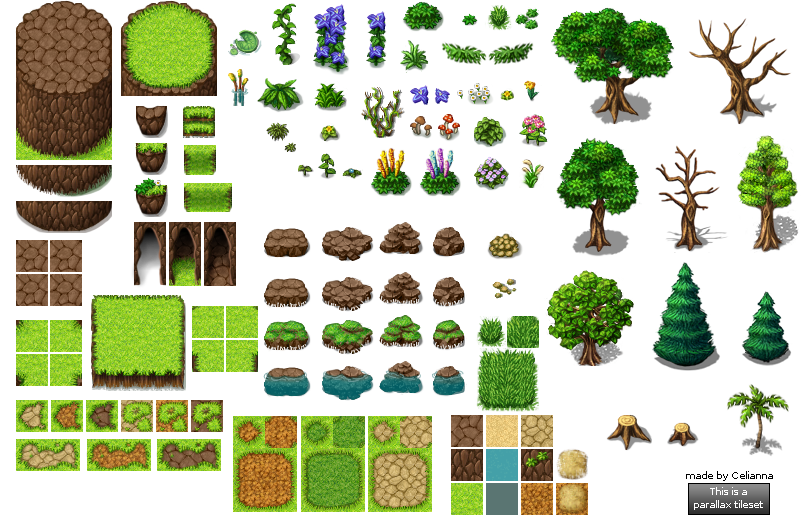 Rpg maker vx ace forest tilesets - rilobon