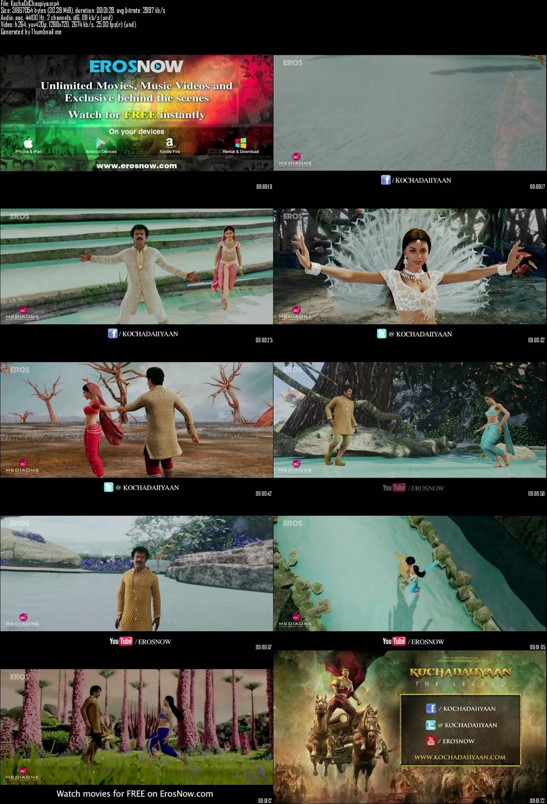 Mediafire Resumable Download Link For Video Song Dil Chaspiya - Kochadaiiyaan (2014)