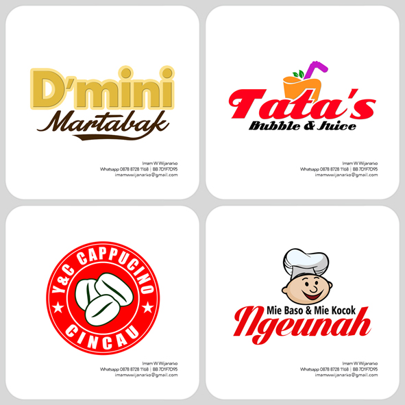 Desain Logo  Logo Kuliner  Desain Gerobak  Jasa Desain 