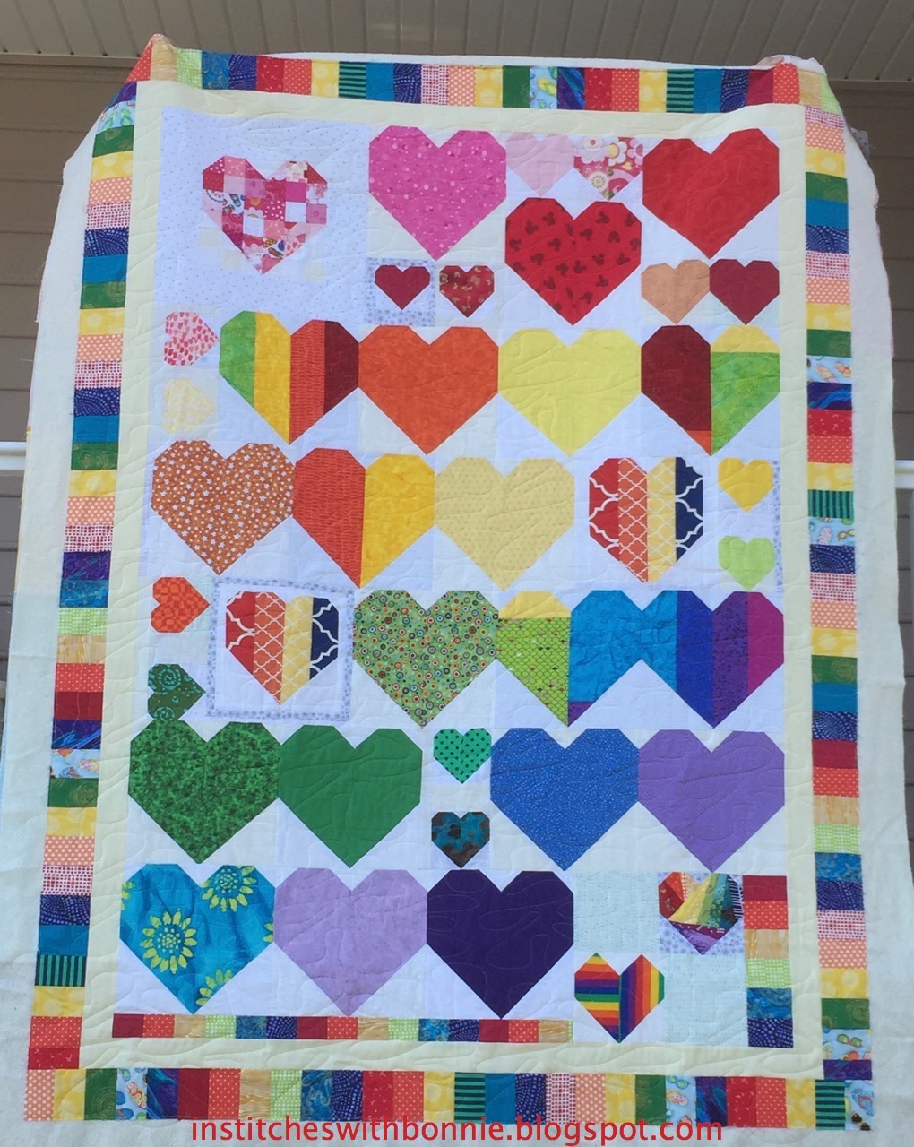 Institches with Bonnie Heart Quilt√