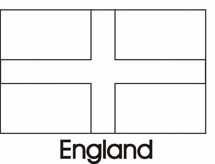Interactive Magazine: England flag coloring pages