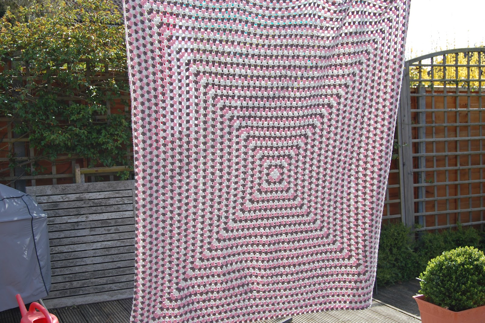 CRAFTY RED Crochet Blanket