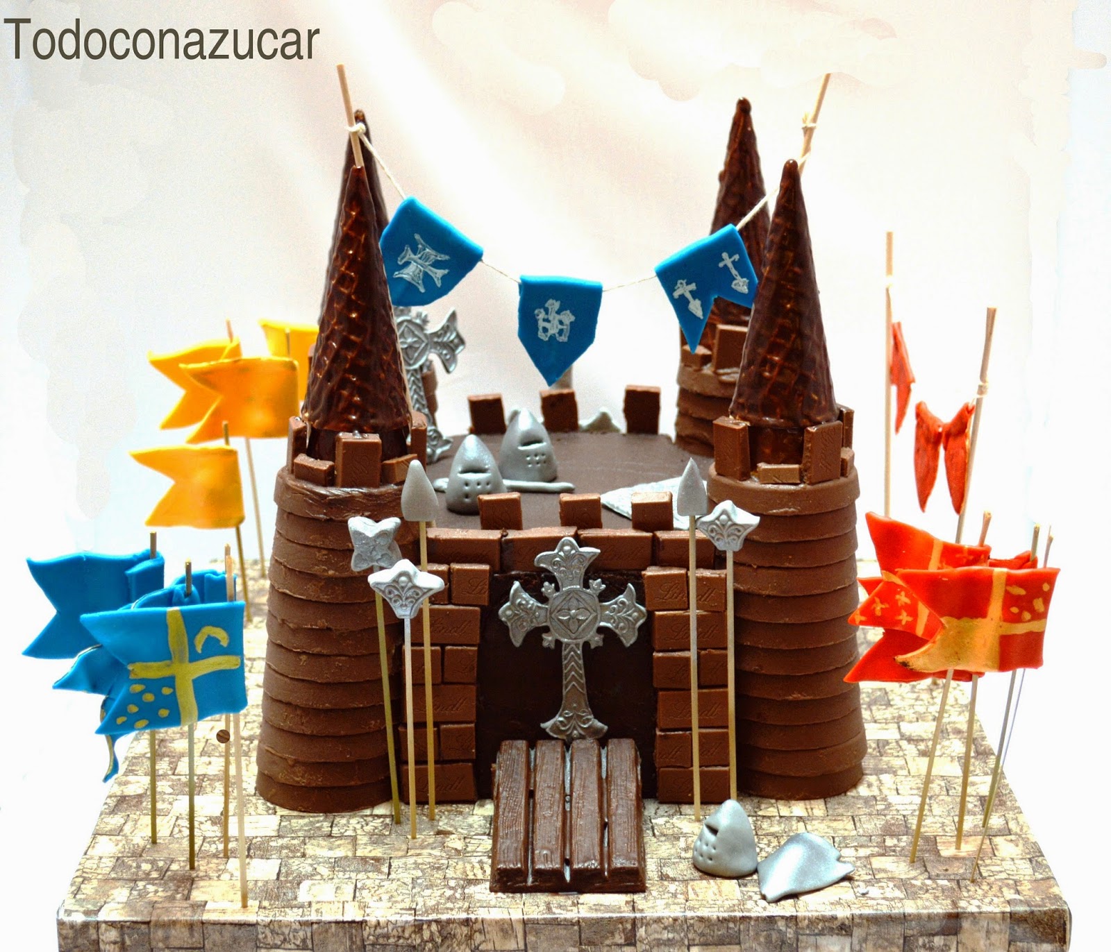 Tarta De Chocolate Castillo Medieval
