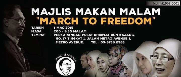 MAKAN MALAM "MARCH TO FREEDOM"
