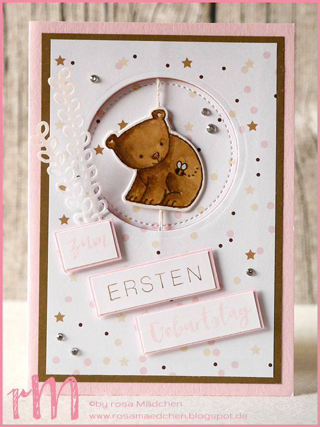 Rosa Madchen Spinnercards Zum 1