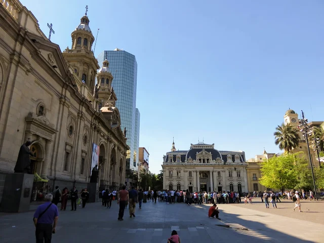 Plaza de Armas in Santiago Chile