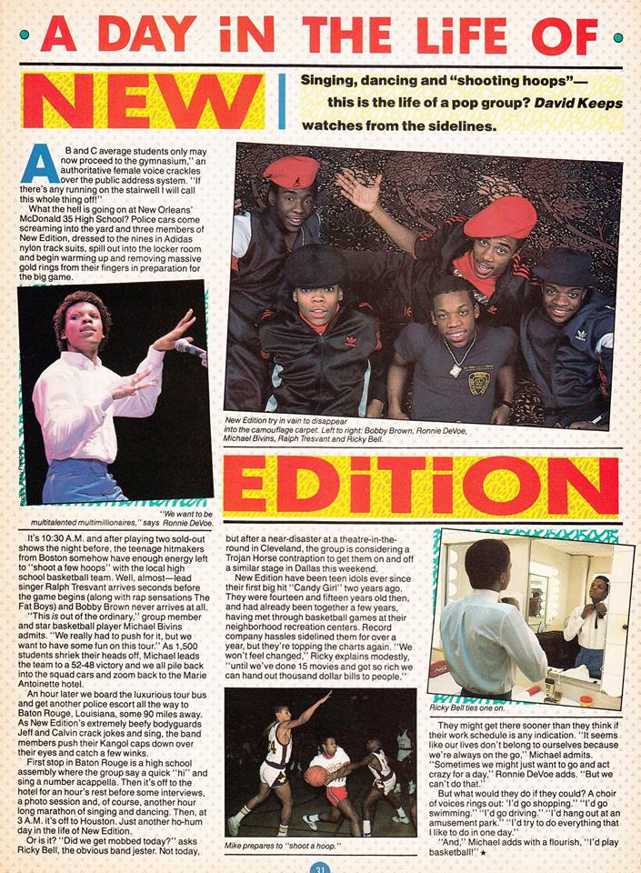 Top Of The Pop Culture 80s New Edition Star Hits 1985