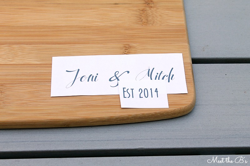 How To Use A Wood Burning Tool for a personalized Cutting Board 